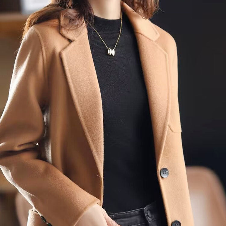 Sofia - Women’s Tailored Wool Blend Blazer Coat