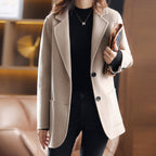 Sofia - Women’s Tailored Wool Blend Blazer Coat
