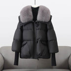 Sydney - Women's Faux Fur Collar Puffer Jacket