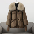 Sydney - Women's Faux Fur Collar Puffer Jacket