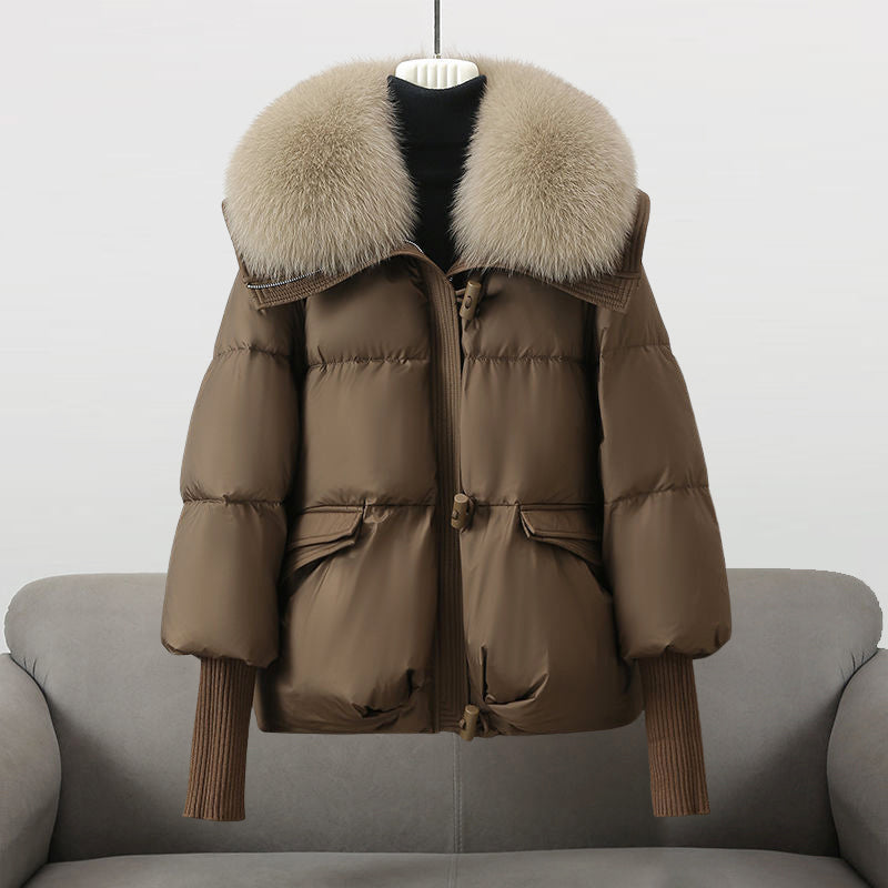 Sydney - Women's Faux Fur Collar Puffer Jacket
