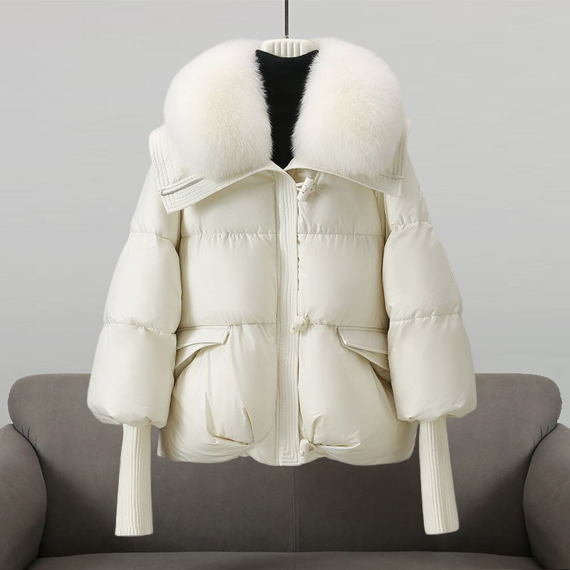 Sydney - Women's Faux Fur Collar Puffer Jacket