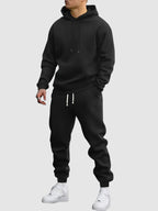 Tobias - Men's Drawstring Hoodie and Jogger Two-Piece Set