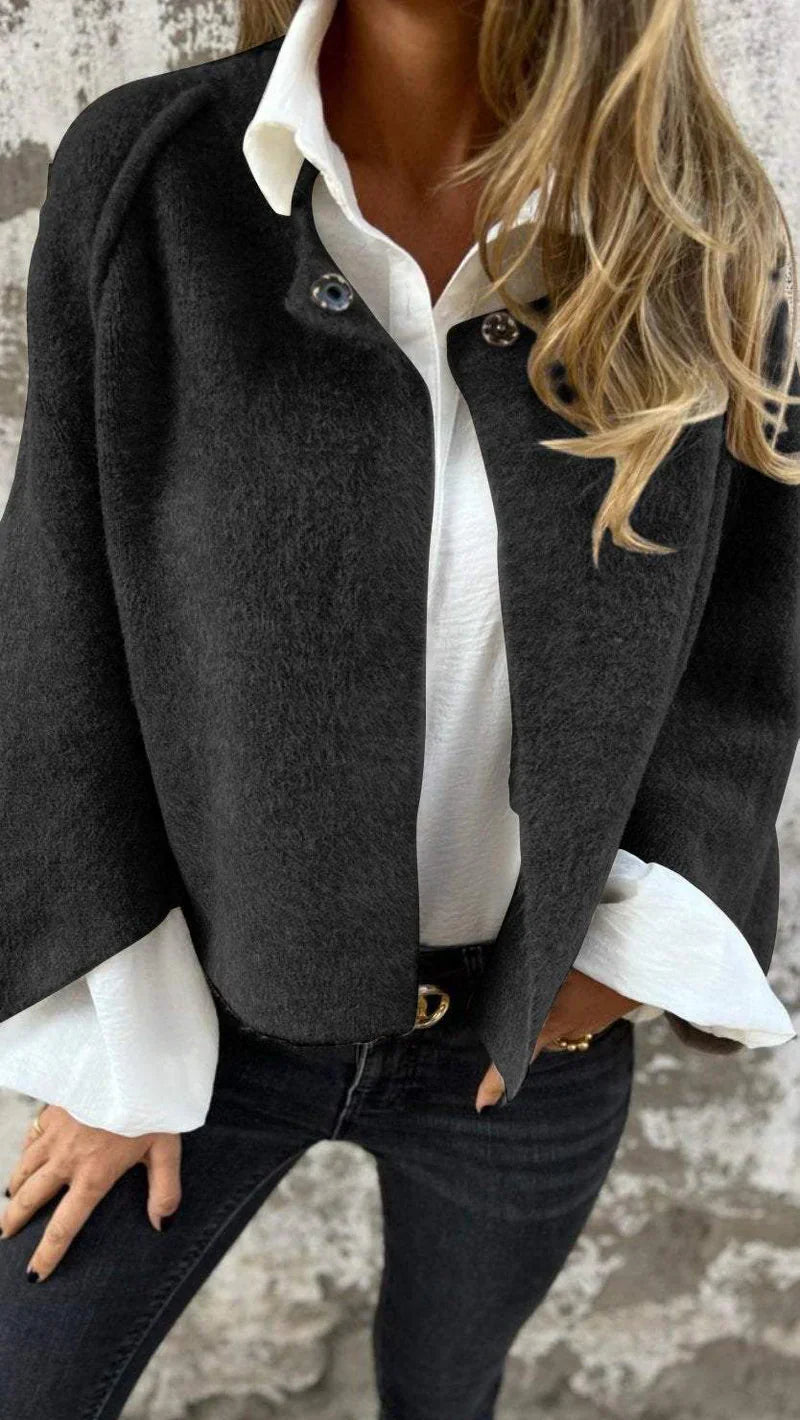 Venetia - Women's Elegant Cropped Cardigan Jacket