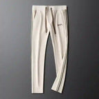 Wesley - Men's Corduroy Tracksuit with Side Stripes