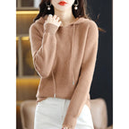 Zoey - Women's Cozy Knit Hooded Sweater