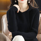 Zoey - Women's Cozy Knit Hooded Sweater