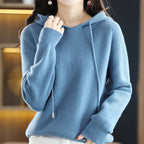 Zoey - Women's Cozy Knit Hooded Sweater