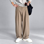 Adan - Men’s Wide Leg Pleated High Waist Pants 3