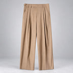 Adan - Men’s Wide Leg Pleated High Waist Pants 5