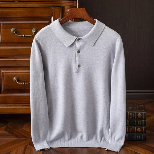 Aldous - Men's Wool Polo Shirt