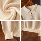 Aldous - Men's Wool Polo Shirt