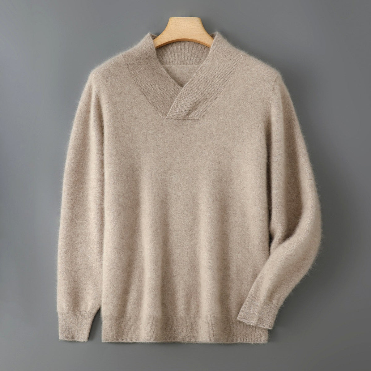 Alessio - Men's Wool V-Neck Sweater 5