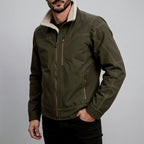 Alfred - Men's Faux Fur Stand-up Collar Lightweight Jacket