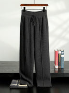 Alvaro - Men’s Merino Wool Straight-Leg Pants 14