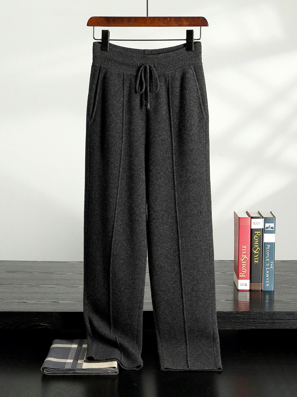 Alvaro - Men’s Merino Wool Straight-Leg Pants 14