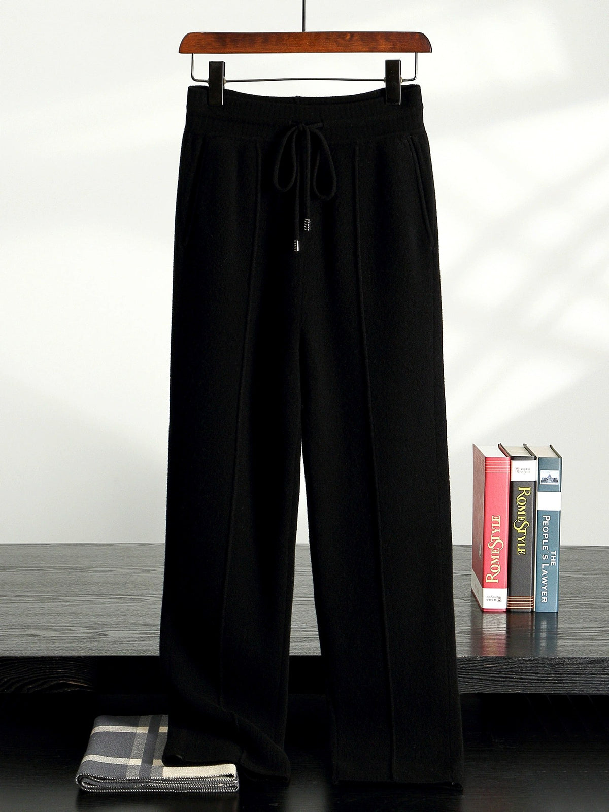 Alvaro - Men’s Merino Wool Straight-Leg Pants 16