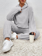 Amelia - Women's Fuzzy Hoodie & Jogger Set