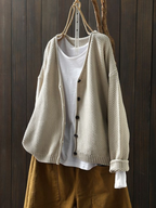 Amoria - Women's Textured Knit Cardigan