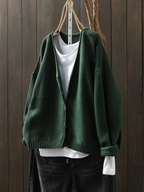 Amoria - Women's Textured Knit Cardigan