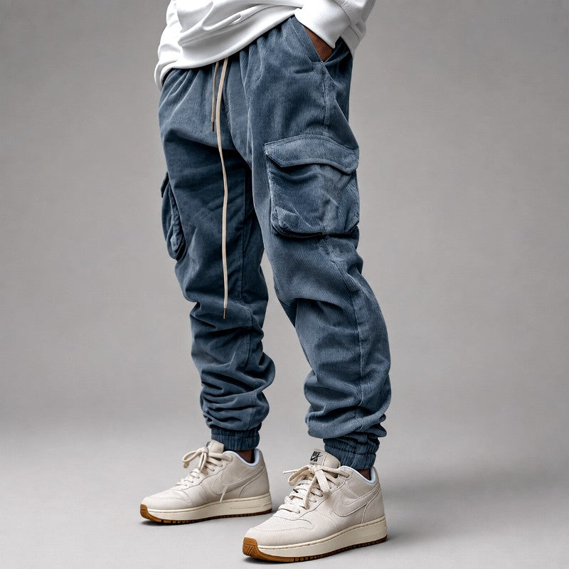 Andreas - Men's Relaxed Fit Corduroy Cargo Pants 2