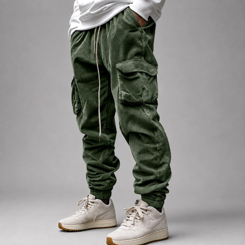 Andreas - Men's Relaxed Fit Corduroy Cargo Pants 3