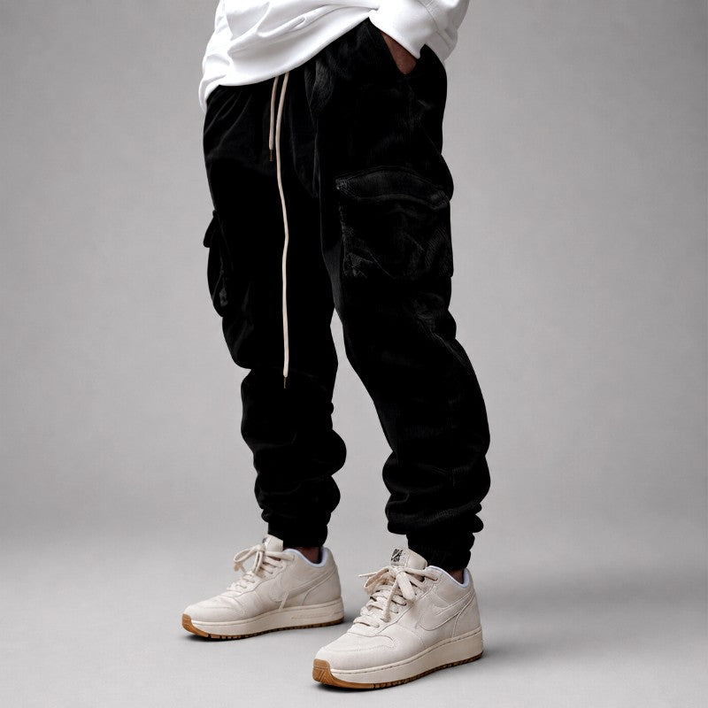 Andreas - Men's Relaxed Fit Corduroy Cargo Pants 4