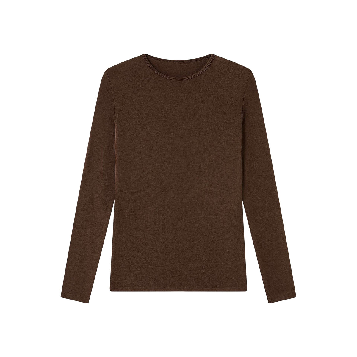 Angeline - Women's Crew Neck Long Sleeve Fitted Top 5