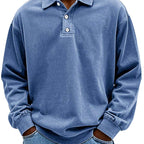 Archibald - Men's Long Sleeve Polo Sweatshirt