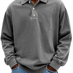 Archibald - Men's Long Sleeve Polo Sweatshirt