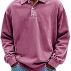 Archibald - Men's Long Sleeve Polo Sweatshirt