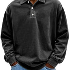 Archibald - Men's Long Sleeve Polo Sweatshirt