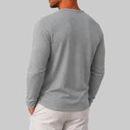 Arman - Men’s Textured Knit Button Neck Shirt 7