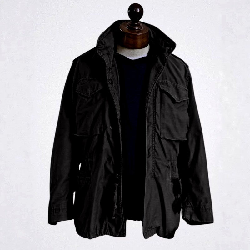 Arsenio - Men's Stand Collar Multi-Pocket Field Jacket 4