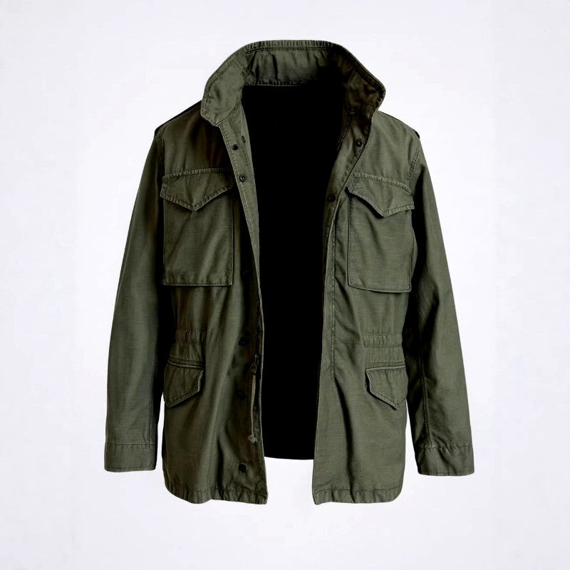 Arsenio - Men's Stand Collar Multi-Pocket Field Jacket 5