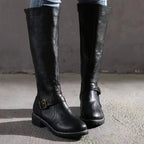 Ashlyn - Women’s Knee-High Buckle Riding Boots 1