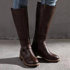 Ashlyn - Women’s Knee-High Buckle Riding Boots 2