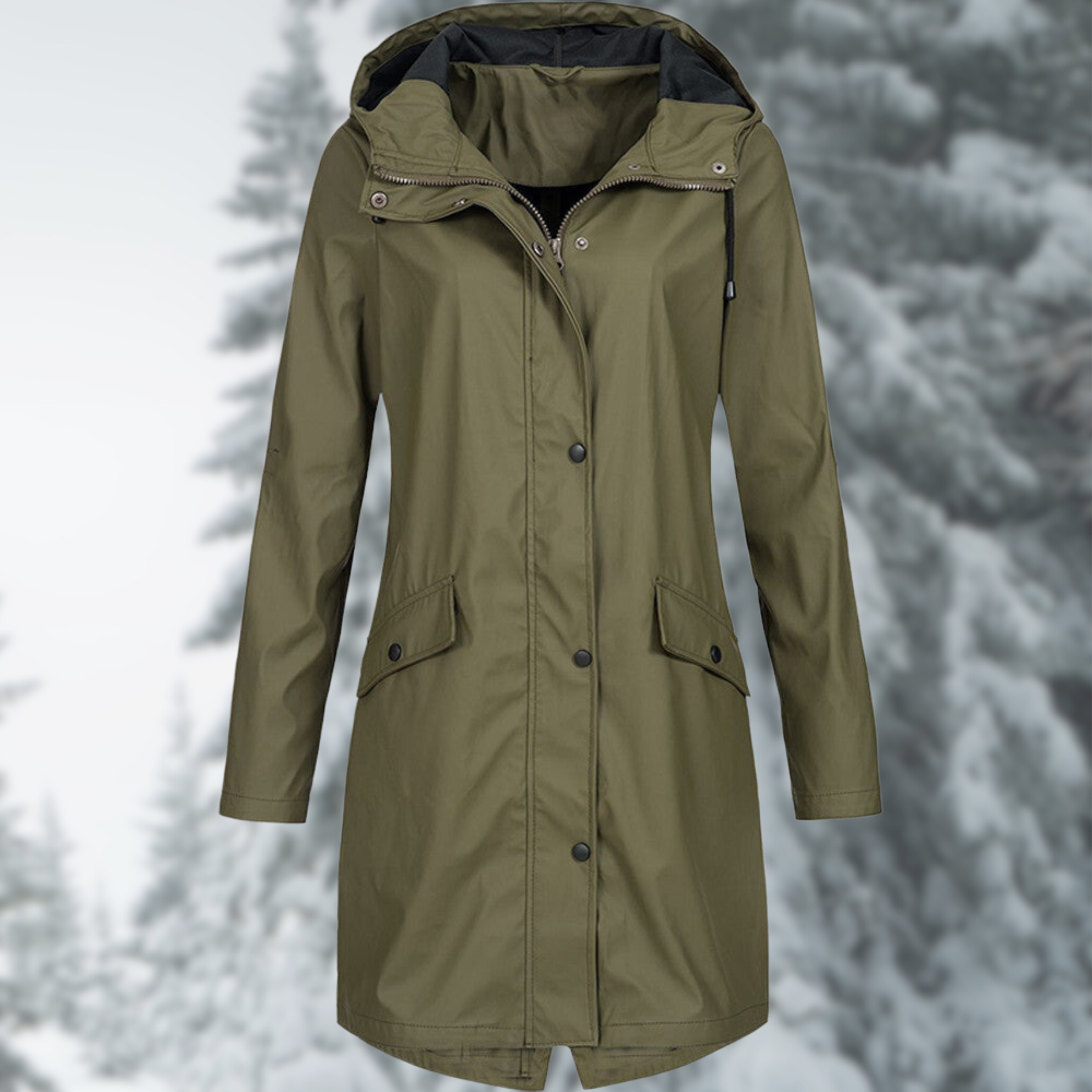 Audrey - Women's Hooded Raincoat