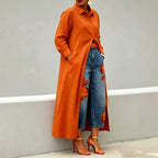 Audrey – Women's Long Button-Down Cardigan 4