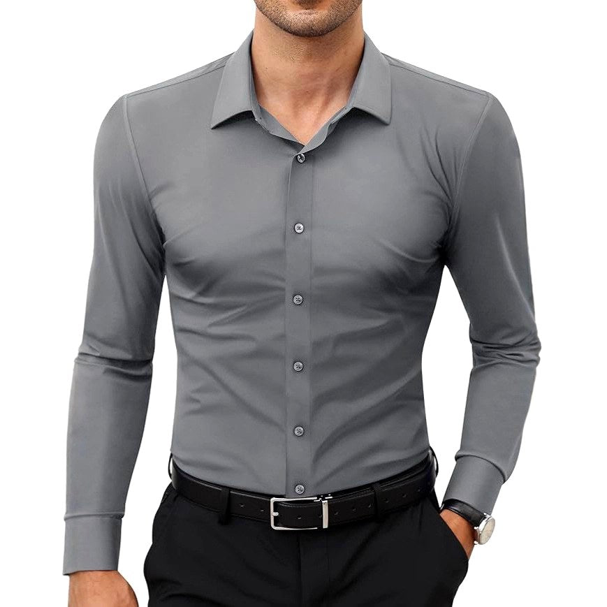 Beckett - Men’s Slim Fit Long Sleeve Dress Shirt 1