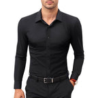 Beckett - Men’s Slim Fit Long Sleeve Dress Shirt 2