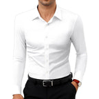 Beckett - Men’s Slim Fit Long Sleeve Dress Shirt 3