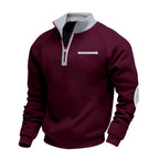 Bennett - Men's Elbow Patch Quarter-Zip Pullover 4