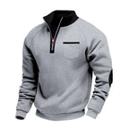 Bennett - Men's Elbow Patch Quarter-Zip Pullover 5