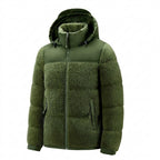 Bennett - Men's Fleece Panel Hooded Puffer Coat