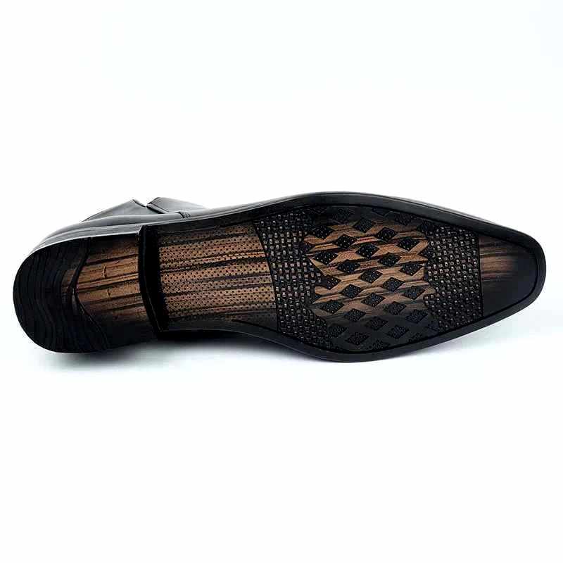 Bernard - Men's Pointed Almond Toe Slip On Loafers 11