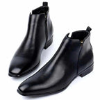 Bernard - Men's Pointed Almond Toe Slip On Loafers 4