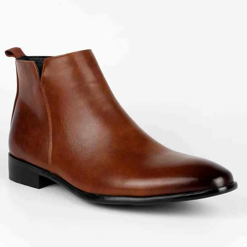 Bernard - Men's Pointed Almond Toe Slip On Loafers 5