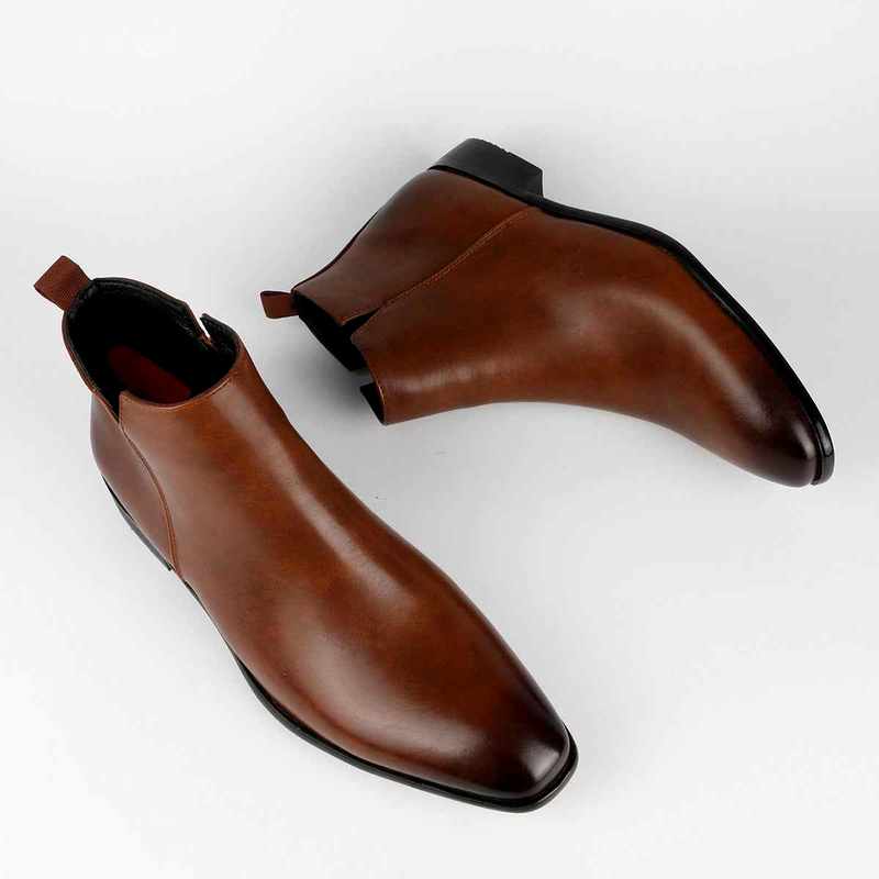 Bernard - Men's Pointed Almond Toe Slip On Loafers 8