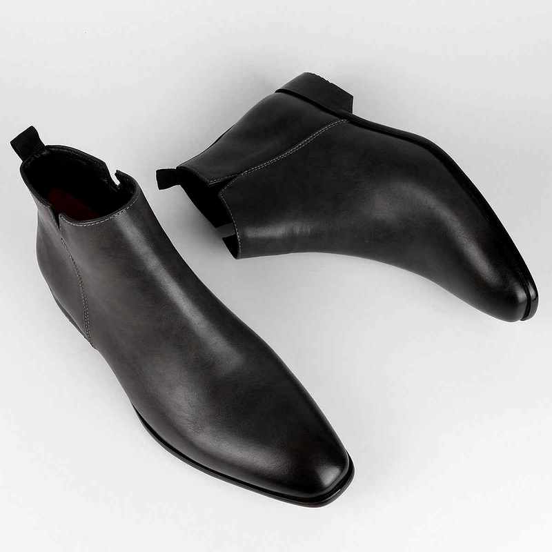 Bernard - Men's Pointed Almond Toe Slip On Loafers 9